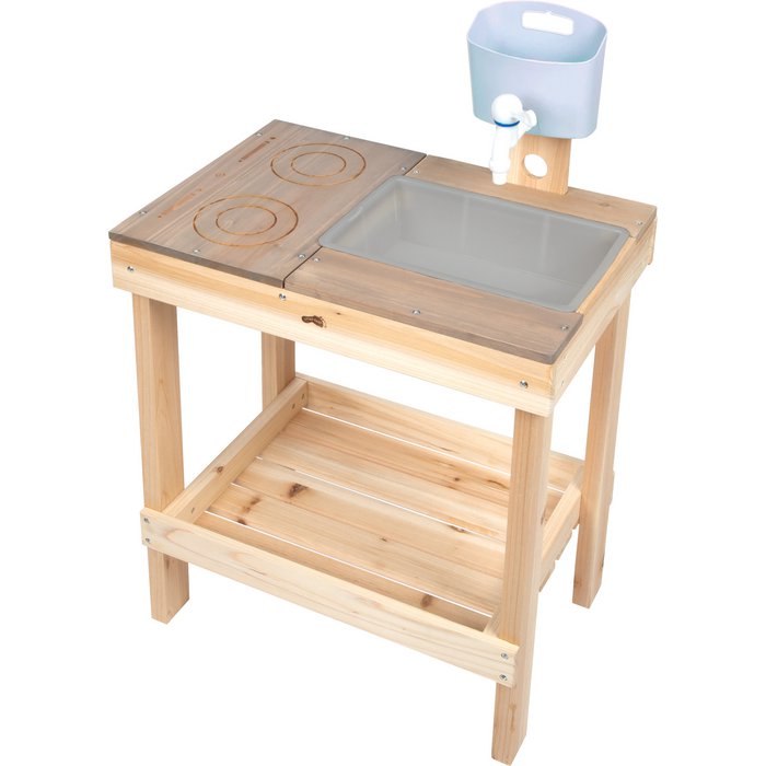 Modderkeuken en speeltafel | Buiten- en bewegingsspeelgoed | Hout