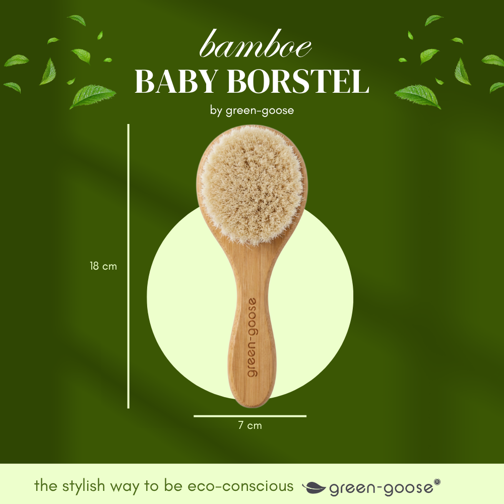 Green-Goose | Baby Bamboe Haarborstel