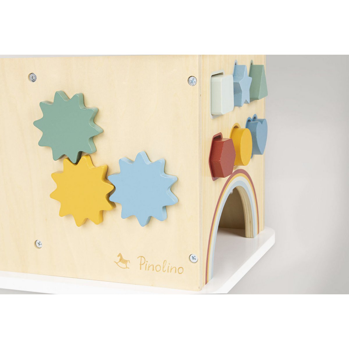 Pinolino Motorkubus Sanna | Houten activiteitenspeelgoed