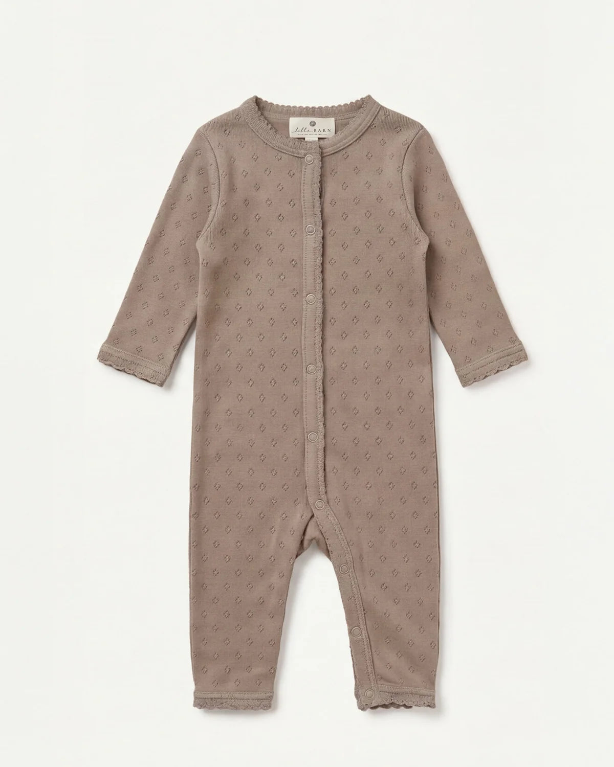 Wollen boxpakje pointelle  | Merino wol | Funghi | Lille Barn