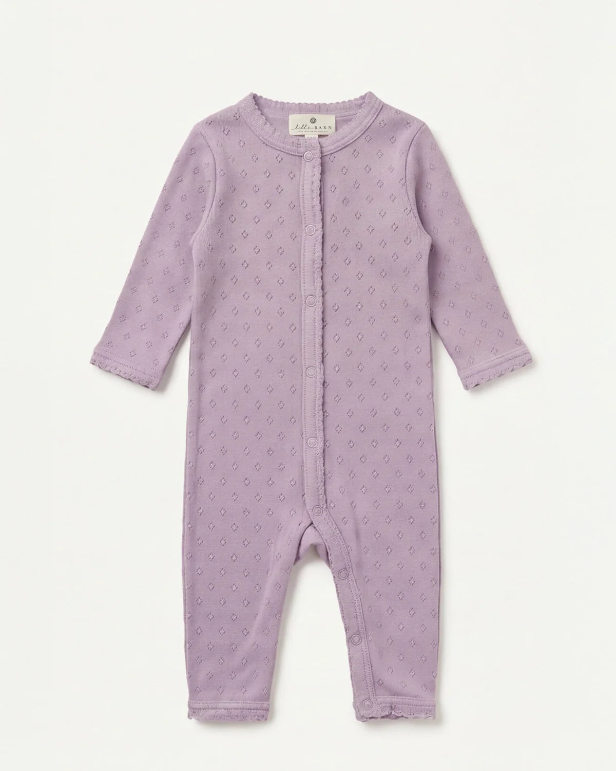 Wollen boxpakje pointelle  | Merino wol | Lavender Frost | Lille Barn