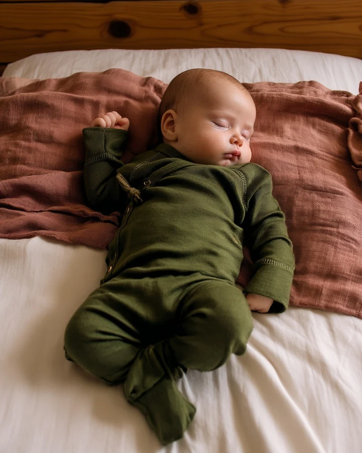Wollen boxpakje  | Merino wol | Riffle Green | Lille Barn
