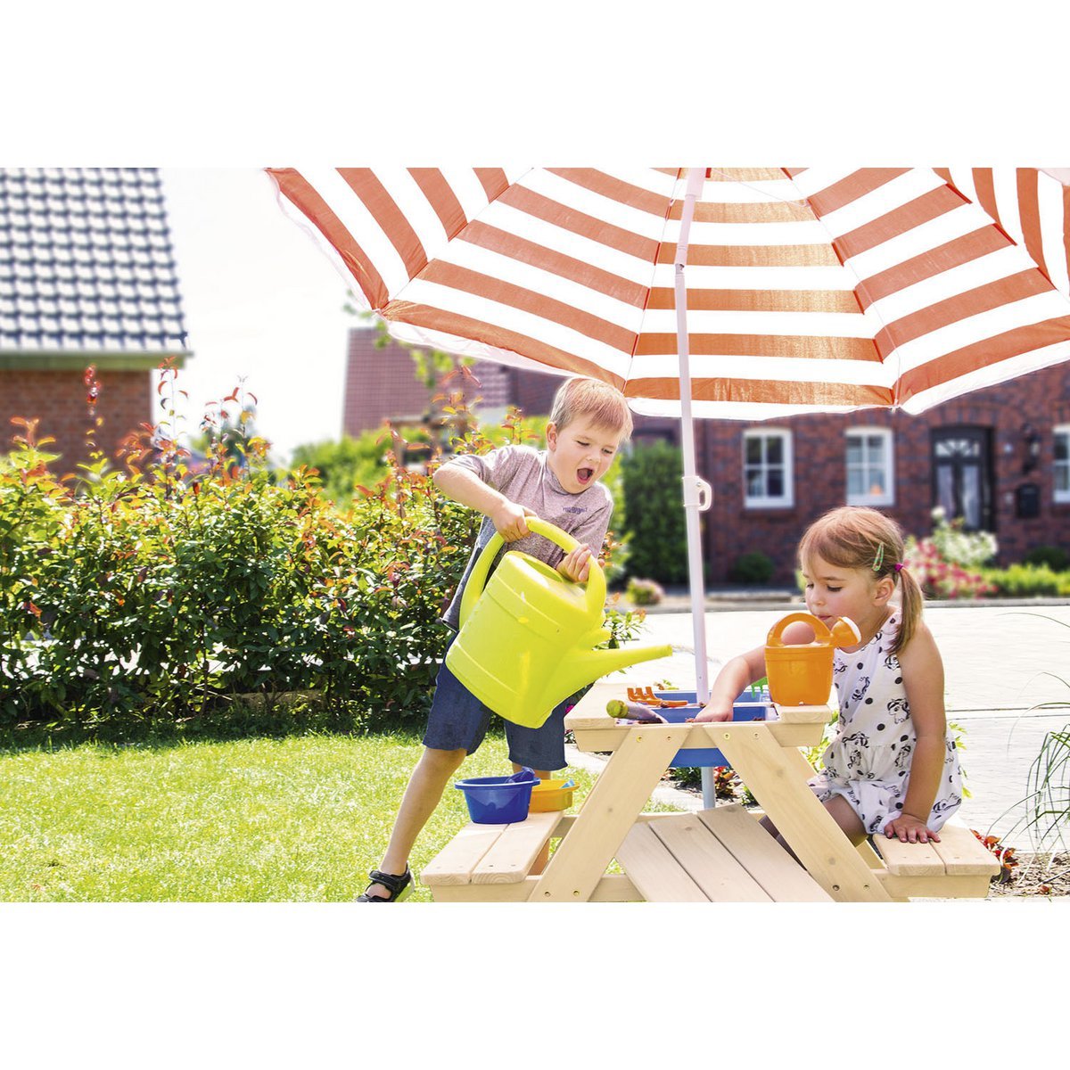 Kinderpicknickbank | 2 Speelbakken | Pinolino