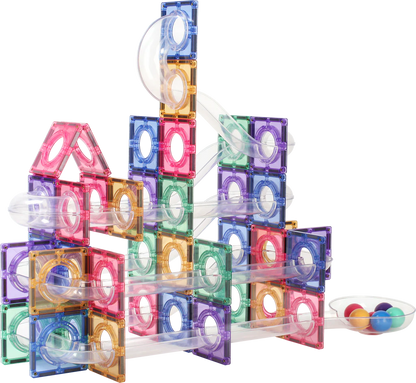 Coblo | Knikkerbaan pastel | 100 delig |