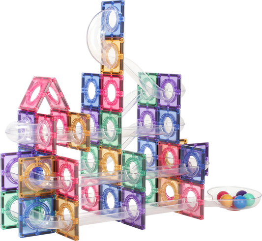 Coblo | Knikkerbaan pastel | 100 delig |