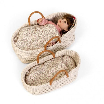 Gebreide poppenreiswieg 35cm | ByAstrup