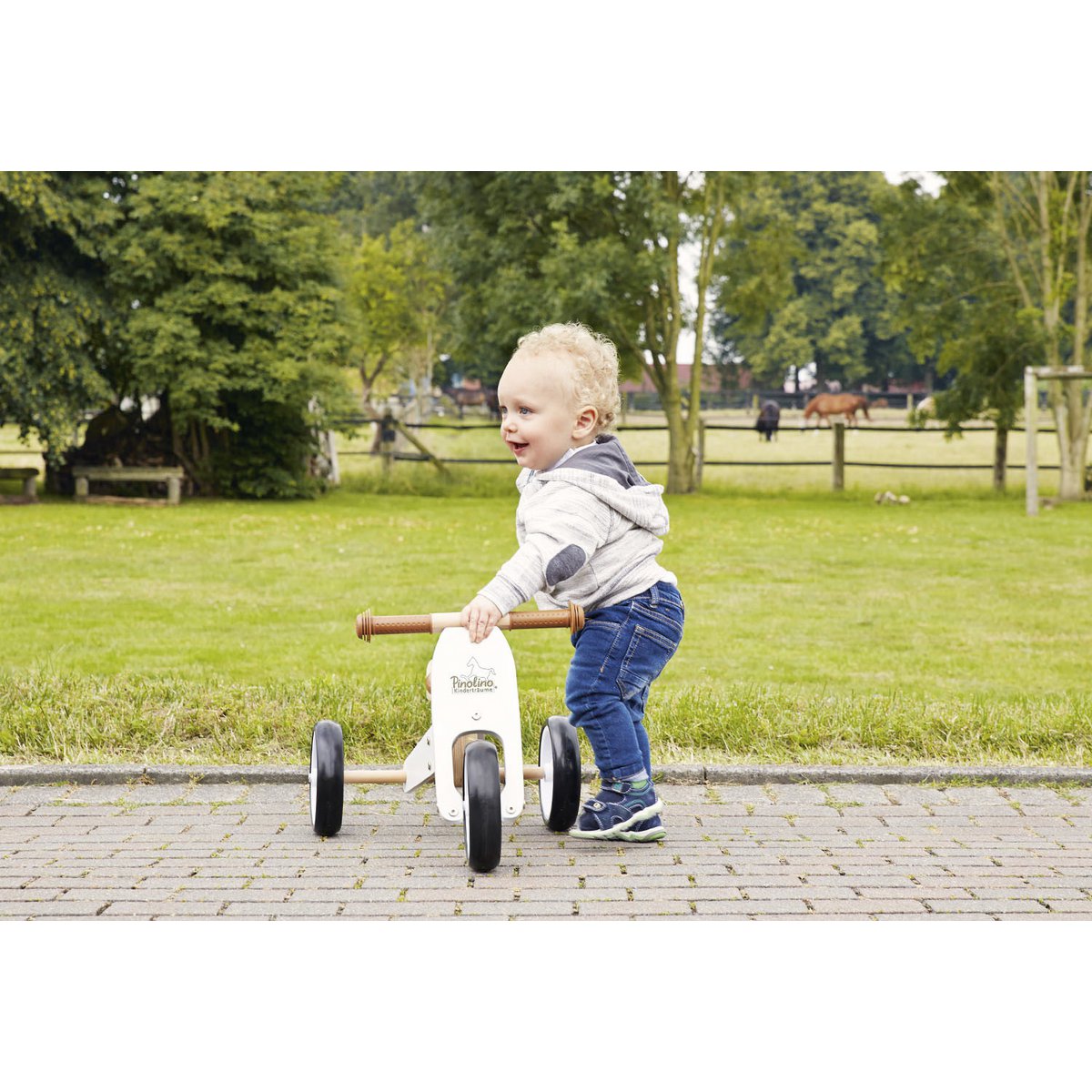 Pinolino Loopfiets Charlie | 3-in-1 fiets van hout vanaf 1,5 jaar