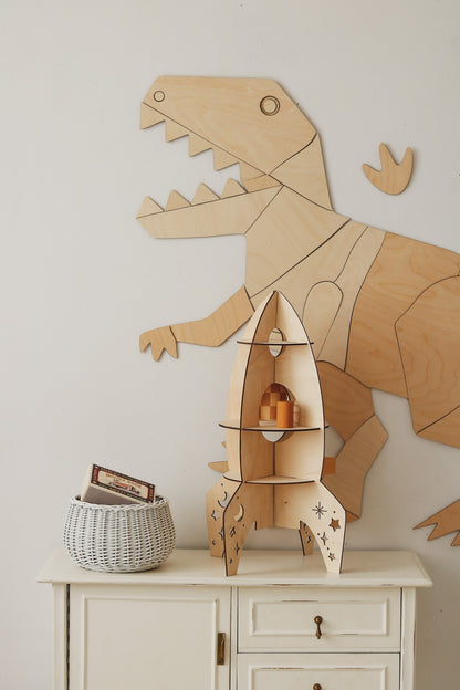 Dinosaur T-Rex – Wooden Wall Decoration