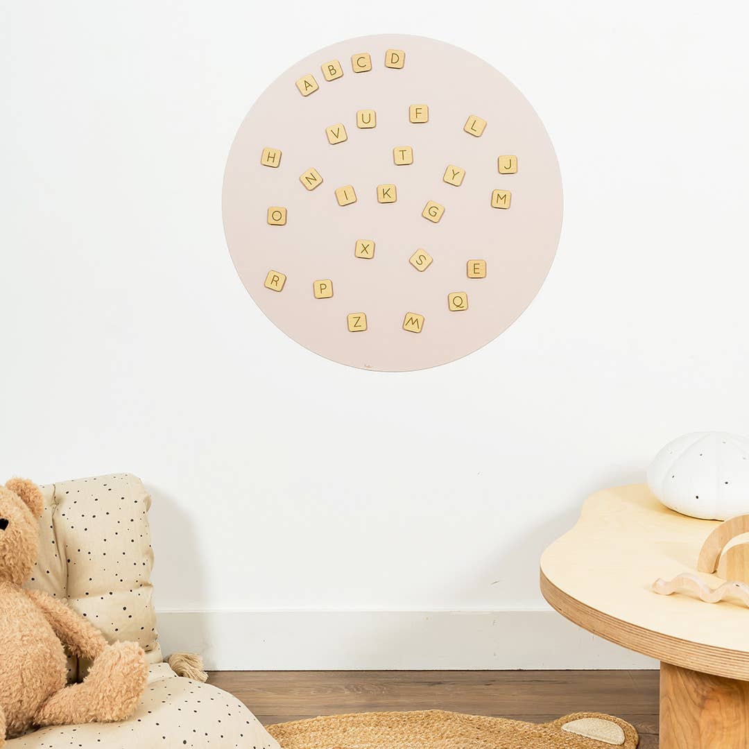 Ferflex® Rond Magnetisch Bord  | Pink Beige