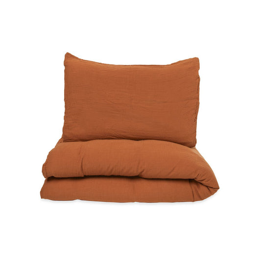 Pinolino Beddengoed | Roestrood katoen, 2-delig, OEKO-TEX®
