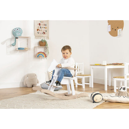 Houten Hobbelpaard | Beukenhout & Veiligheidsring vanaf 9 maanden | Pinolino