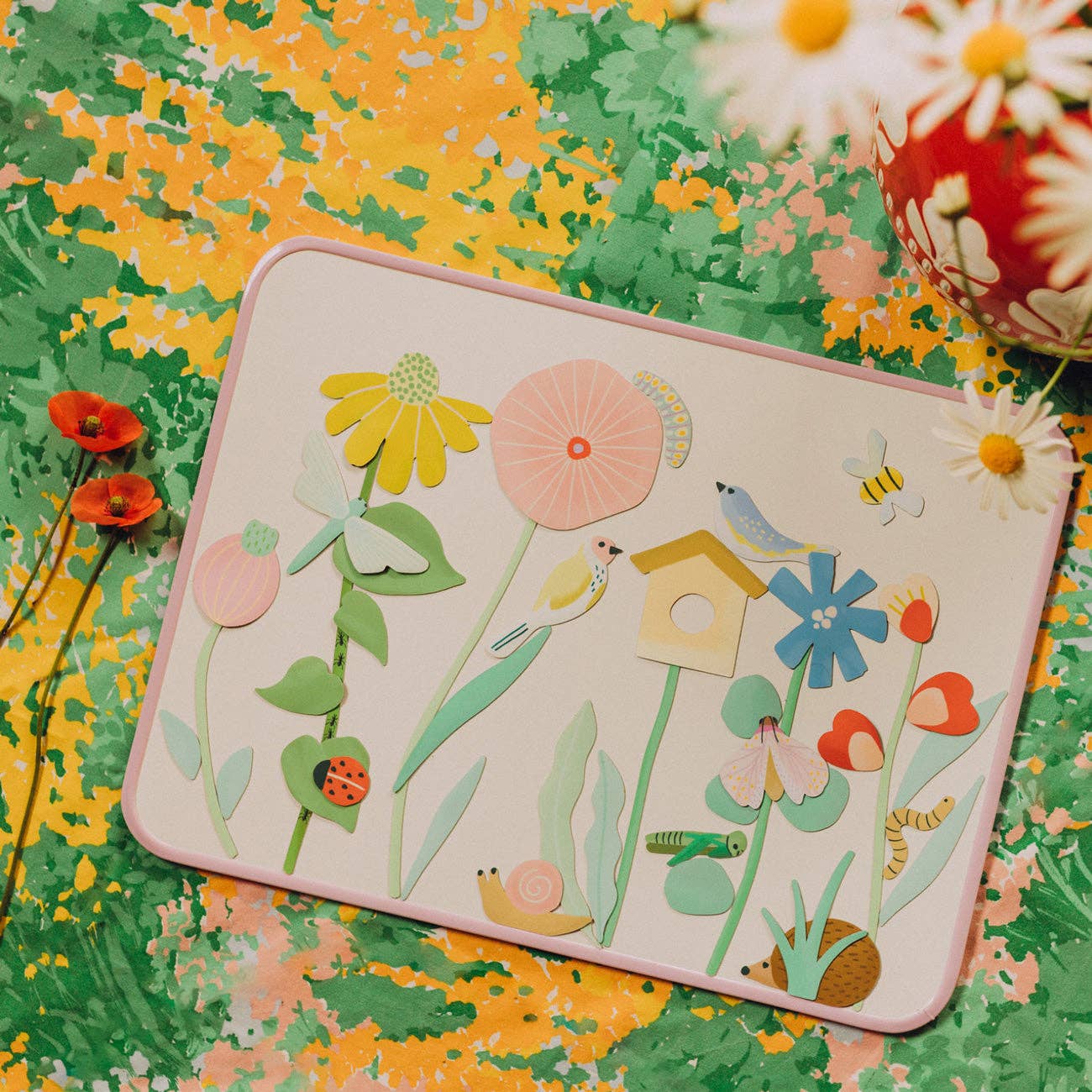 Ma Cabane à Rêves | Magnetisch spel bloemen