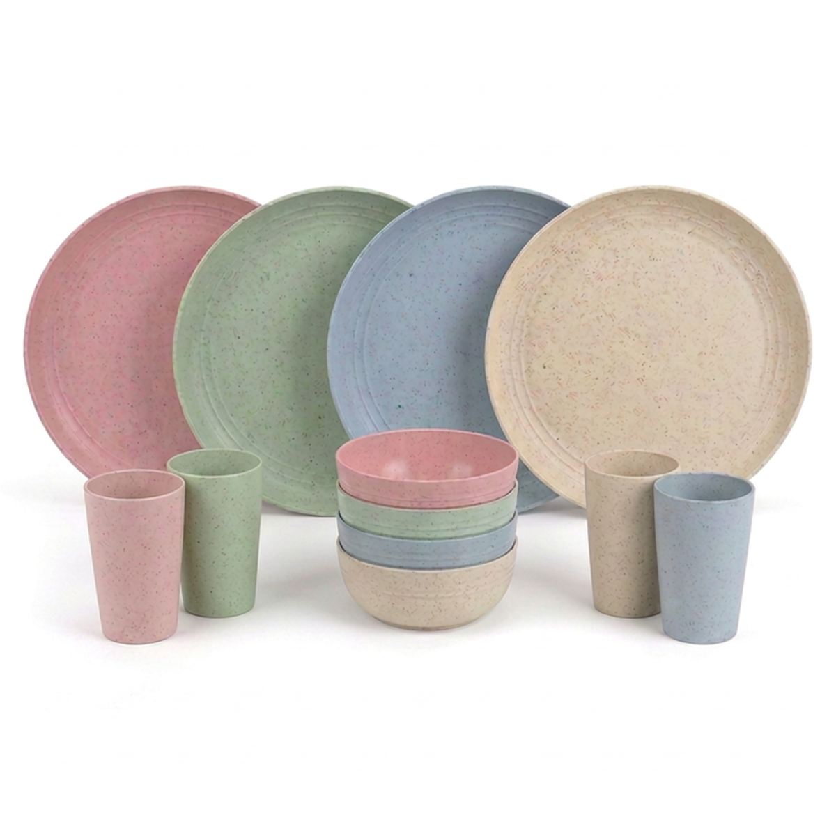 Green-Goose | Bio-based Servies Set - 12-delig