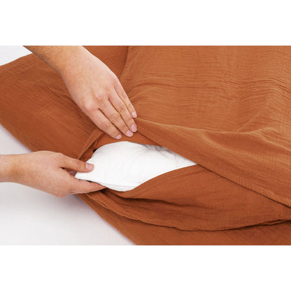Pinolino Beddengoed | Roestrood katoen, 2-delig, OEKO-TEX®