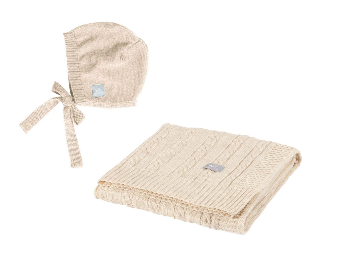 HOPE Gift Set For Baby - Blanket and Bonnet