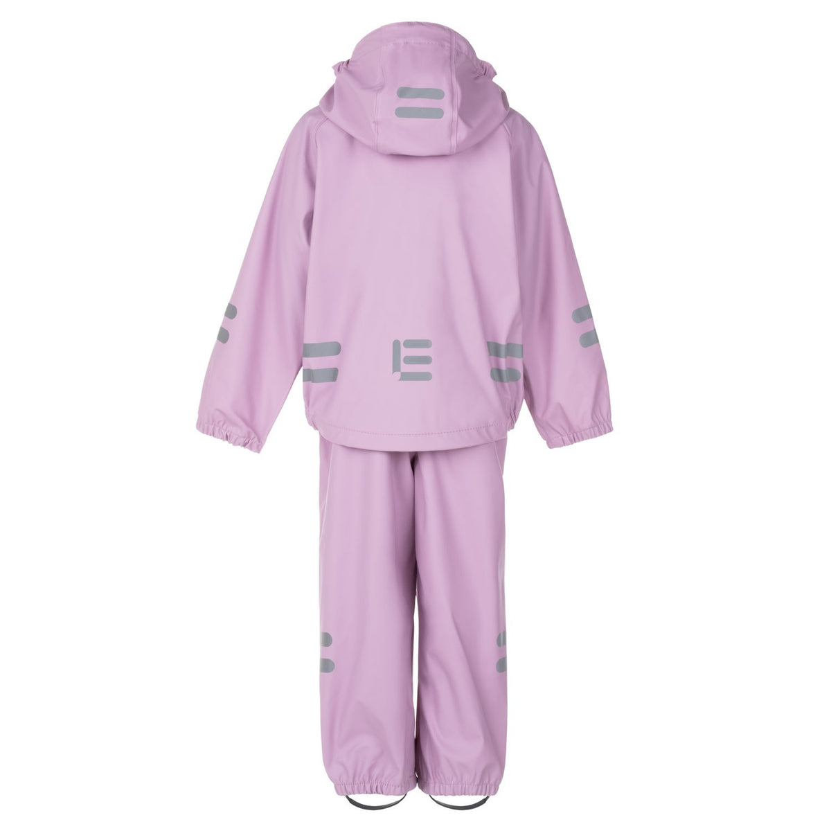 Kids’ Rain Jacket and Dungaree Set – Lilac and Pink