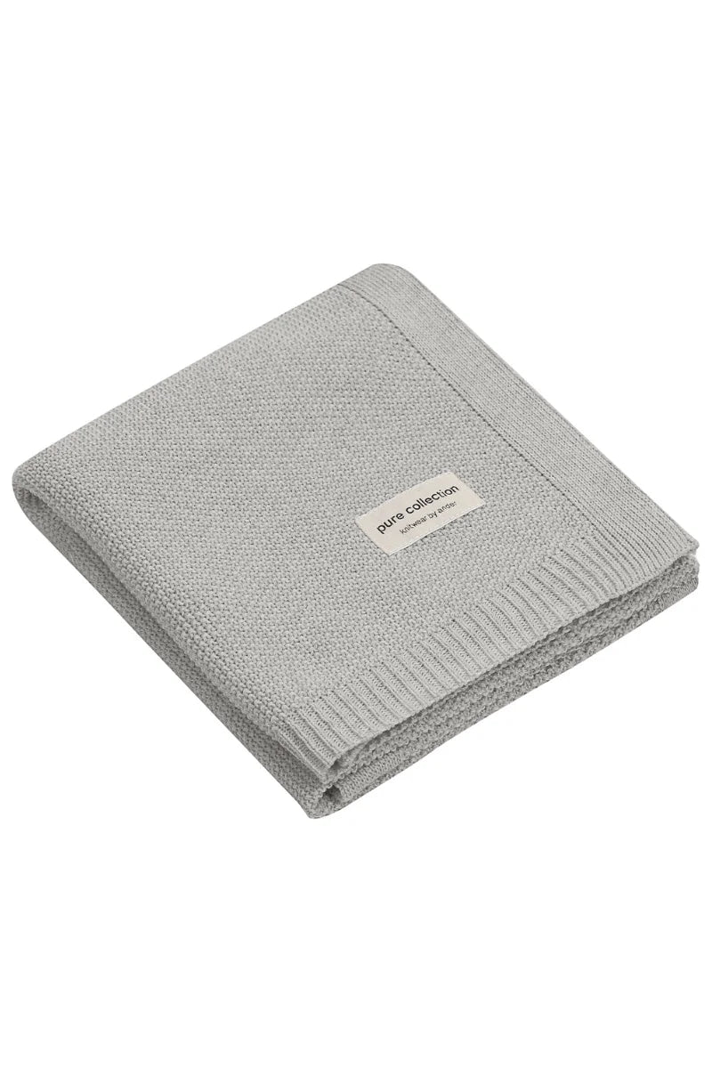 Wollen deken | 100% Merino wol | Grijs