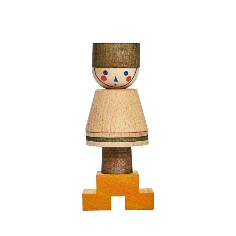 LALA Stick Figure Puzzle - Green