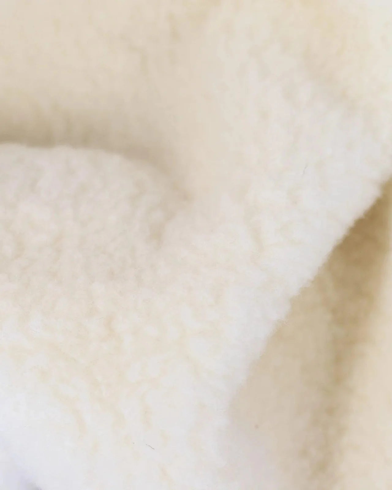 Wollen ledikantdeken | 93x135cm  | Enkellaags | 100% Merinowol | Naturel