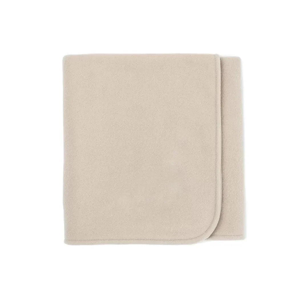 Wollen wiegdeken fleece - 75cmx100cm - Merinowol - Beige