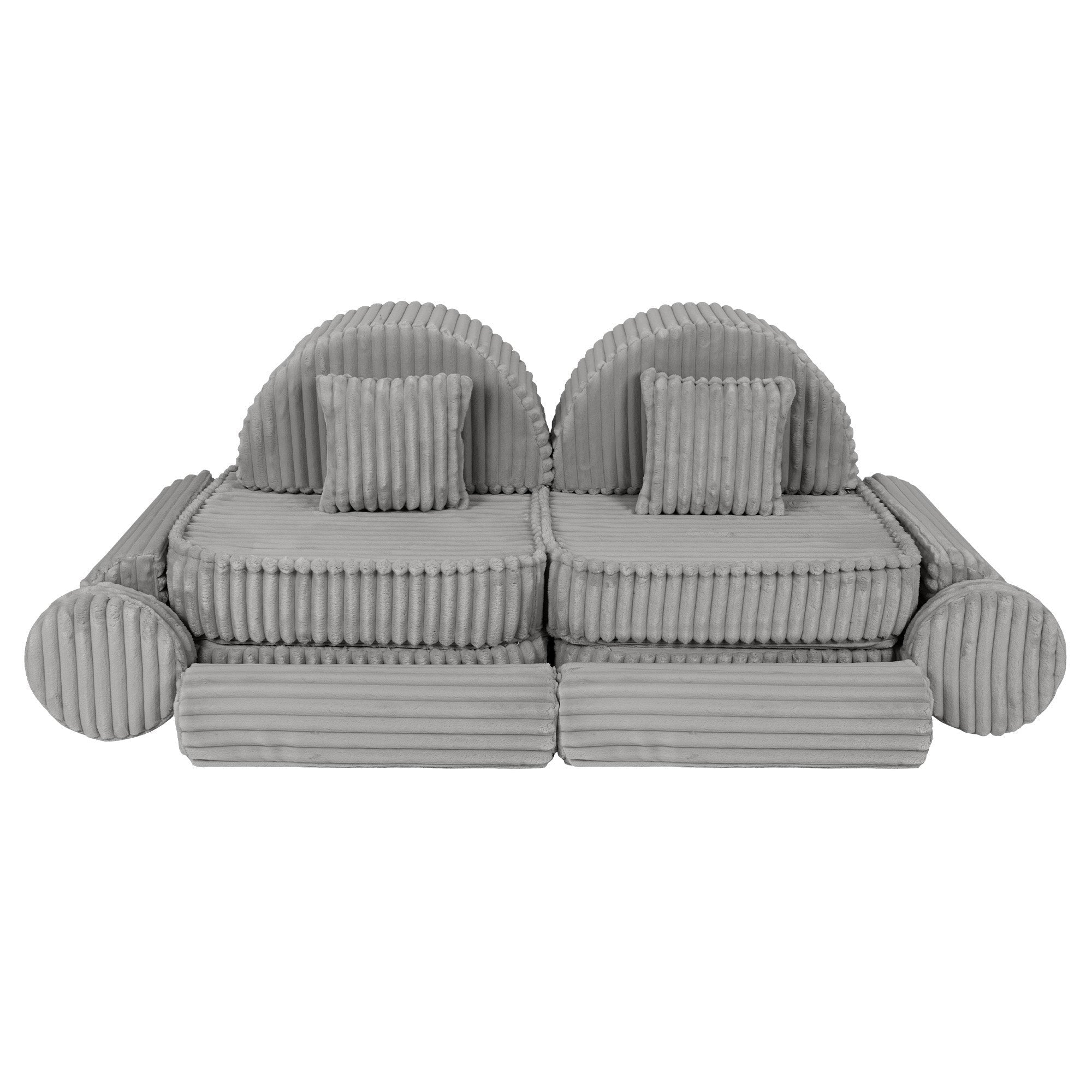 Medium Modular Sofa for Kids - Churros Moon Grey Plus