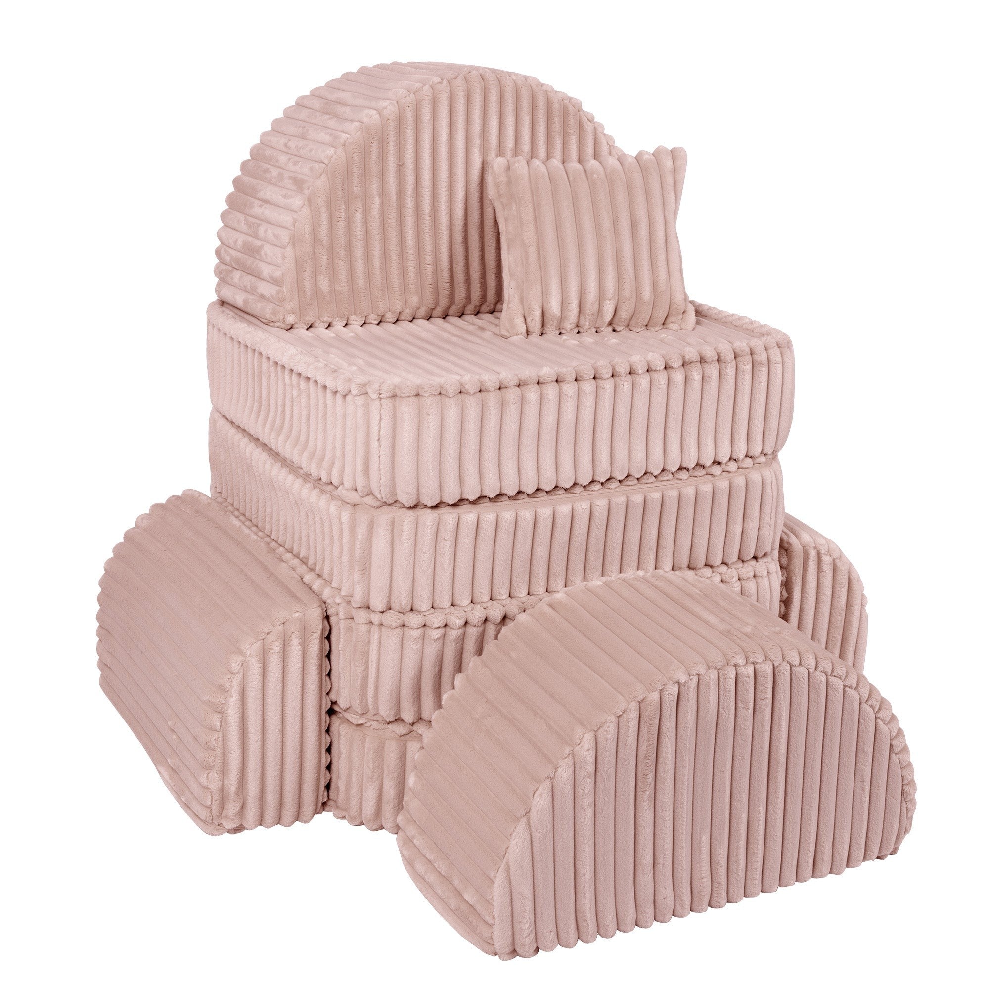 Medium Modular Sofa for Kids - Churros Pink Plus
