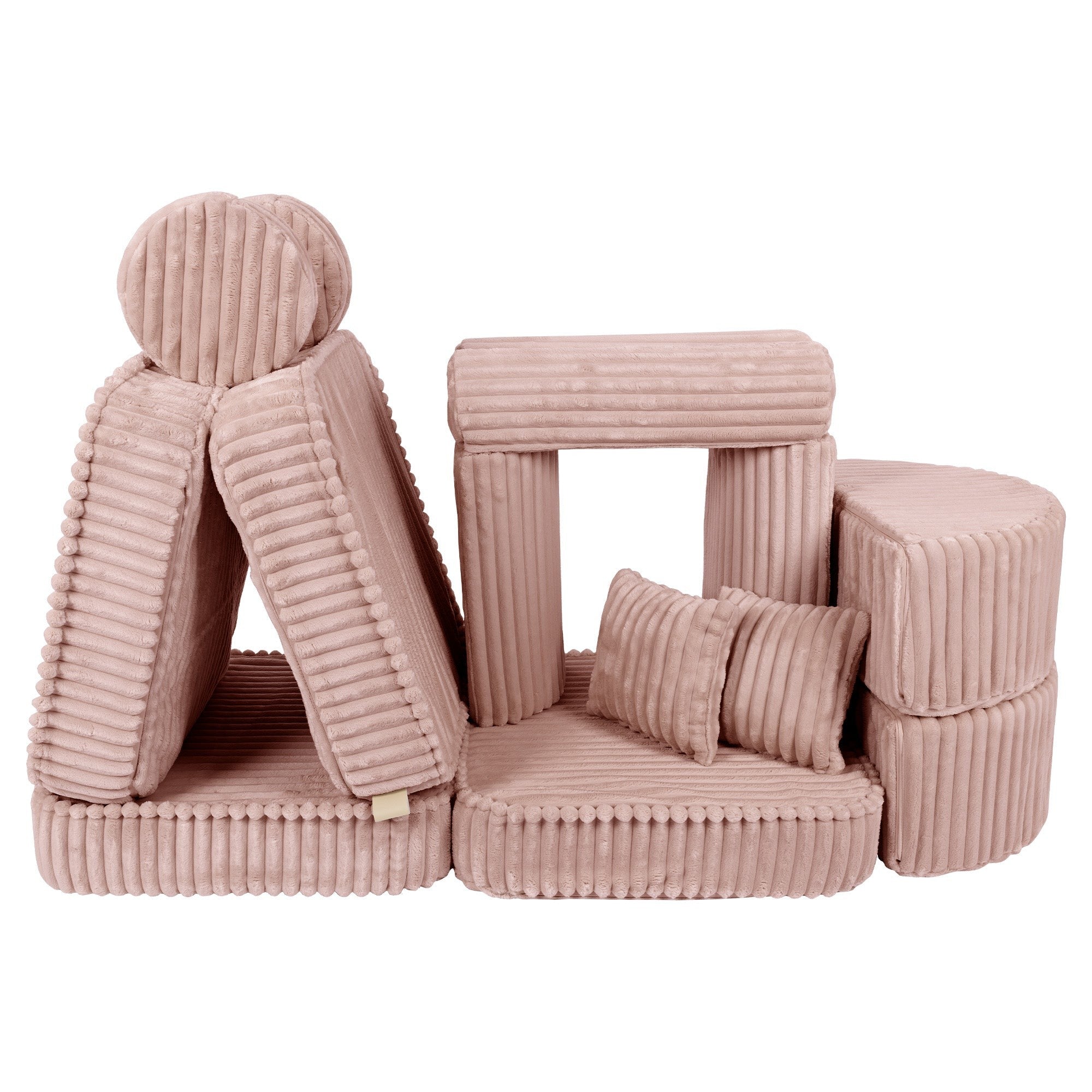 Medium Modular Sofa for Kids - Churros Pink Plus