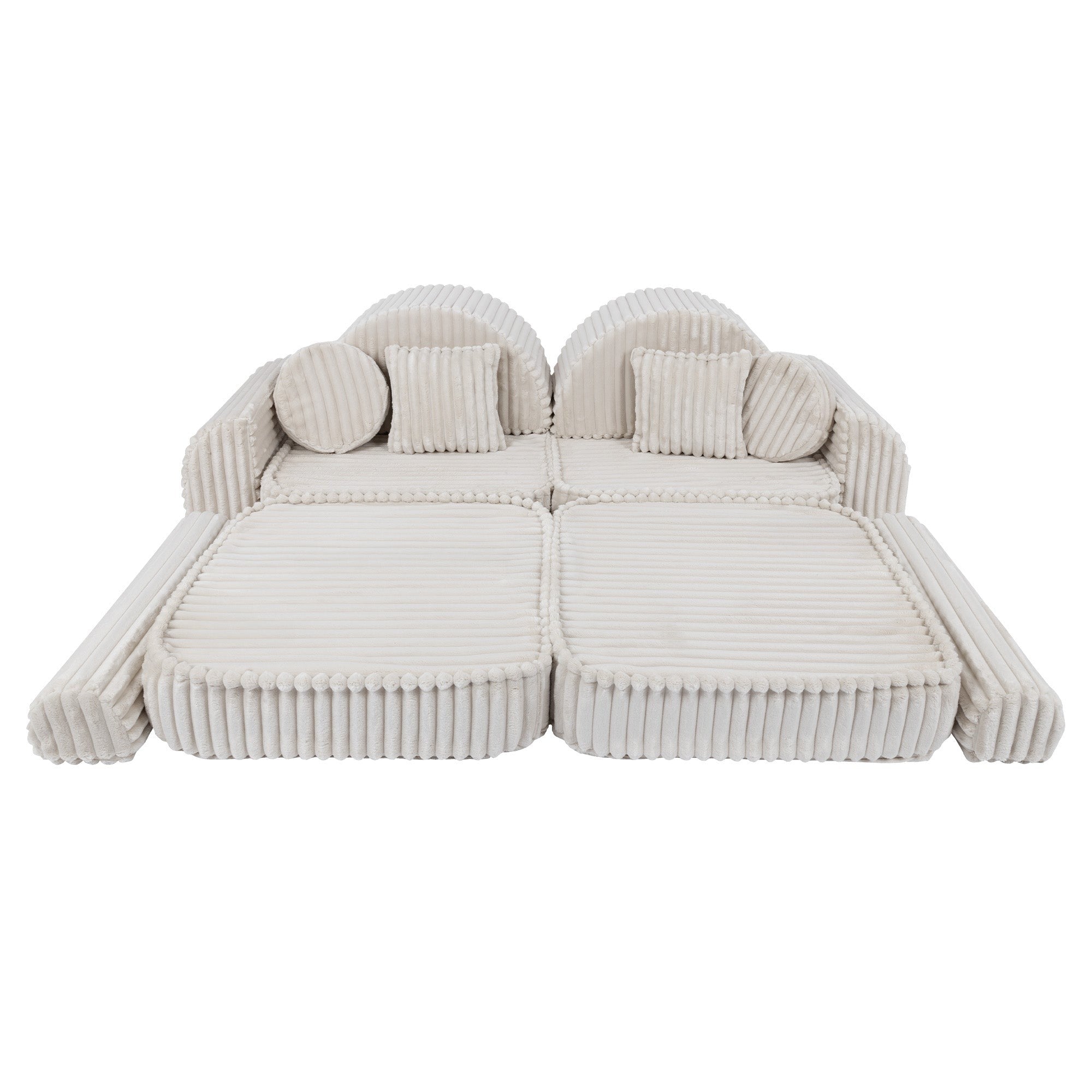 Medium Modular Sofa for Kids - Churros White Plus