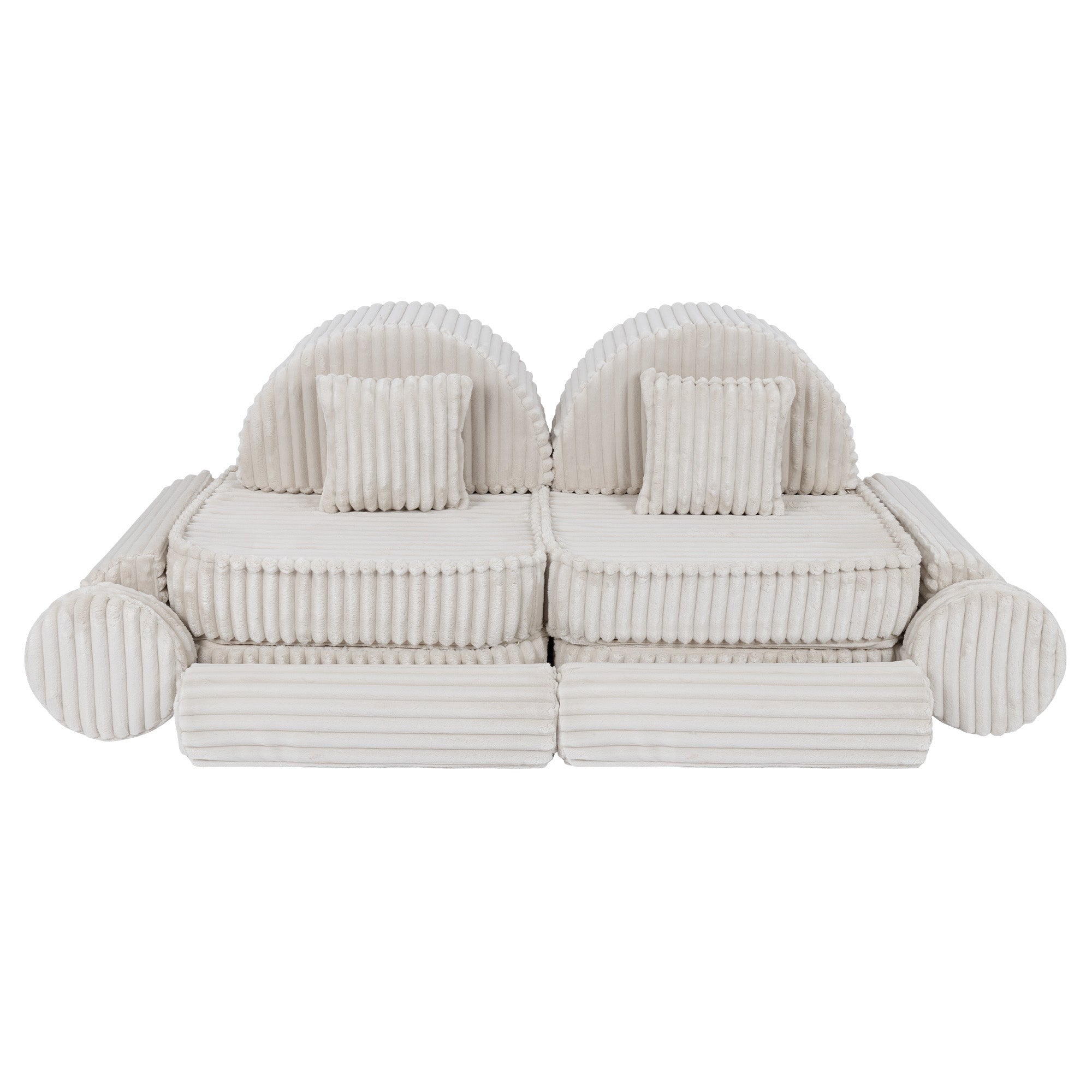 Medium Modular Sofa for Kids - Churros White Plus