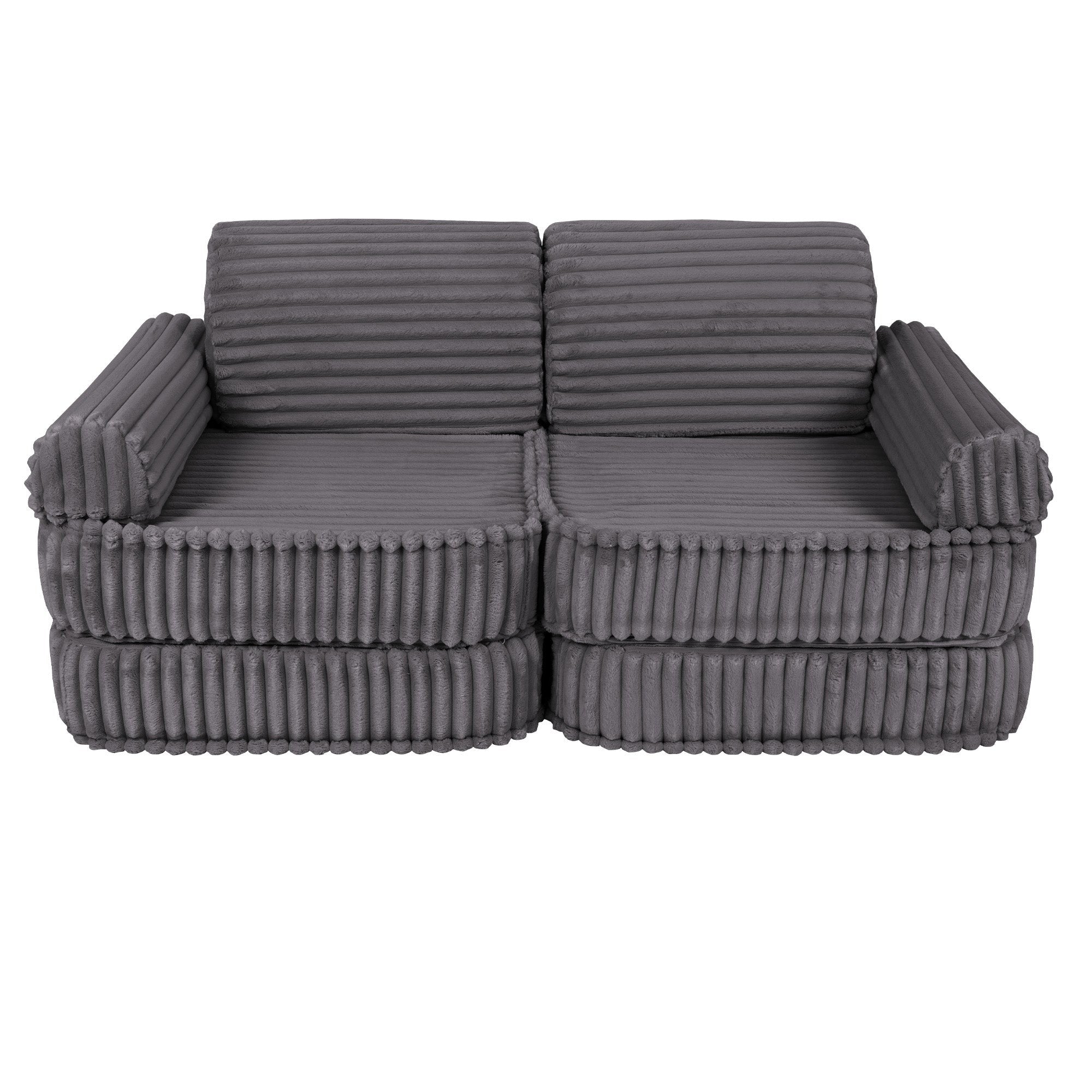 Medium Modular Sofa for Kids - Churros Jurassic Grey