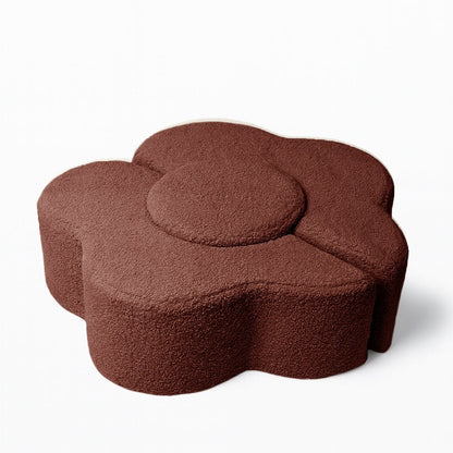 MeowBaby® Foam Flower Shape Set, 3 Elements, Bearly Dark Brown