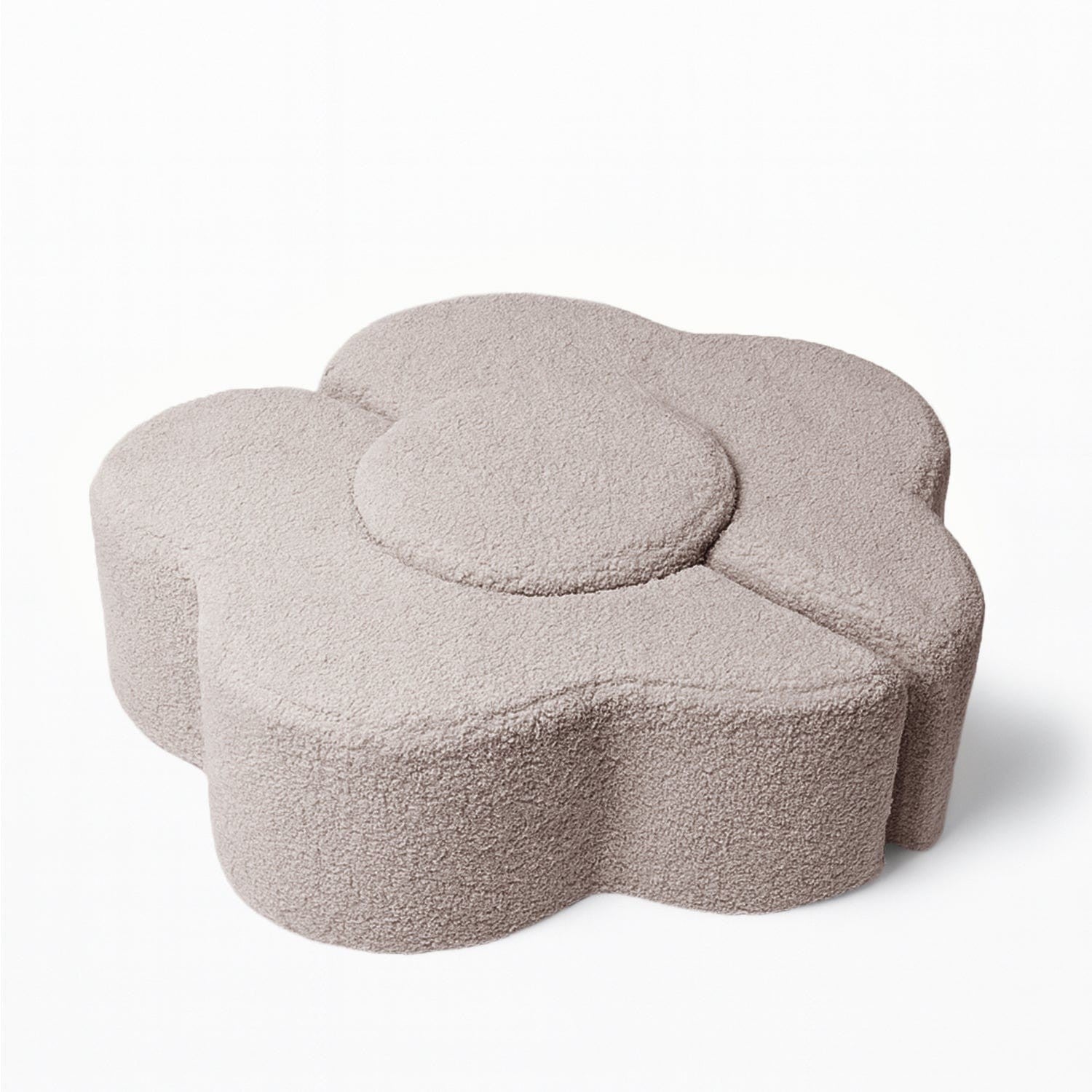 MeowBaby® Foam Flower Shape Set, 3 Elements, Bearly Light Grey