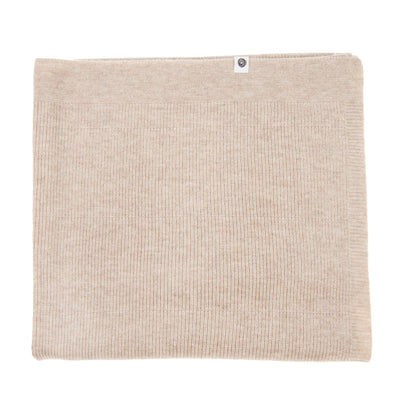 Wollen Babydeken | Kinderdeken Gebreid |  100% Merinowol | Garlic