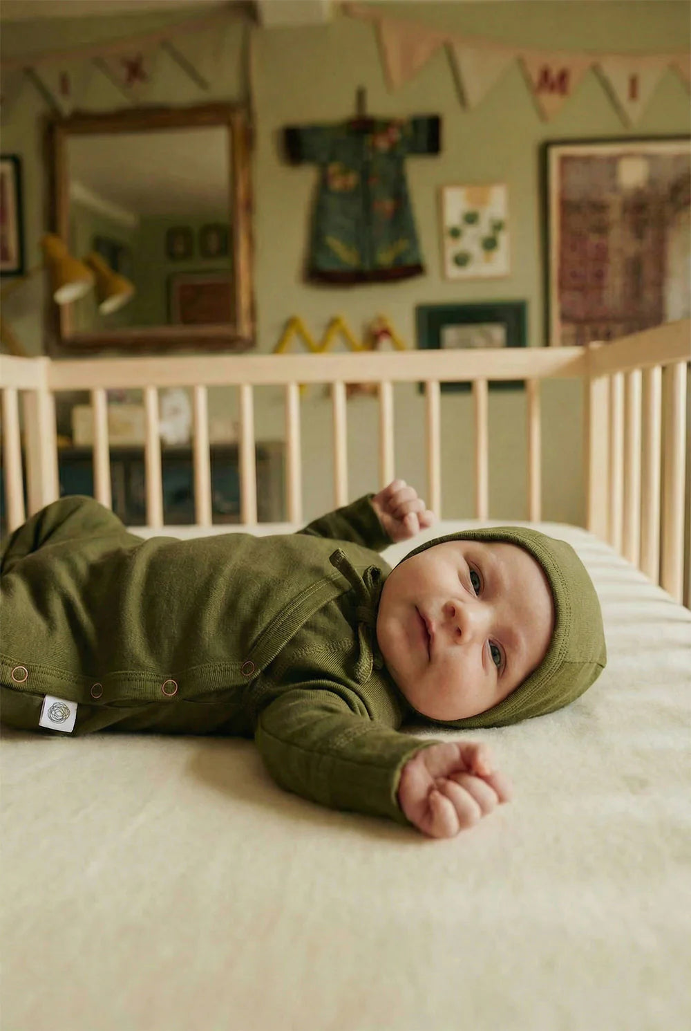 Wollen boxpakje  | Merino wol | Fir Green | Lille Barn