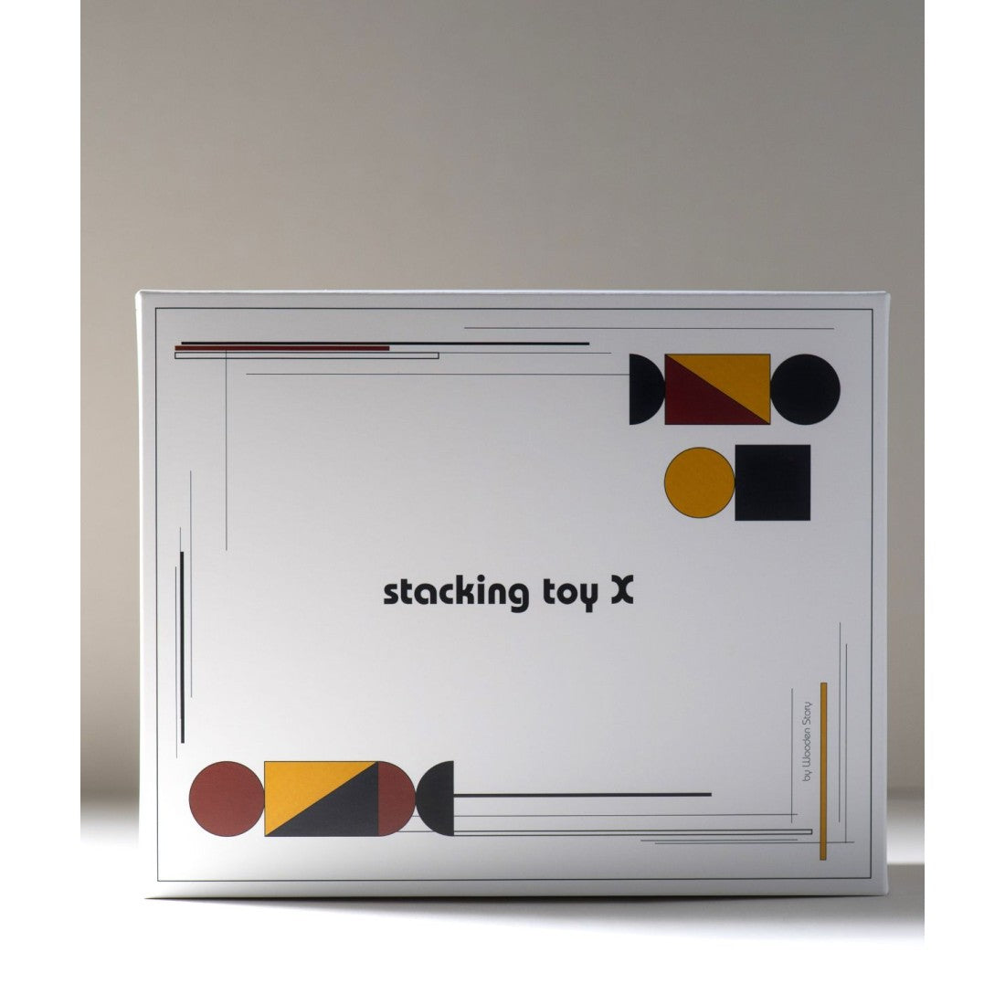 Montessori-inspired Modern Stacking Toy Modern X