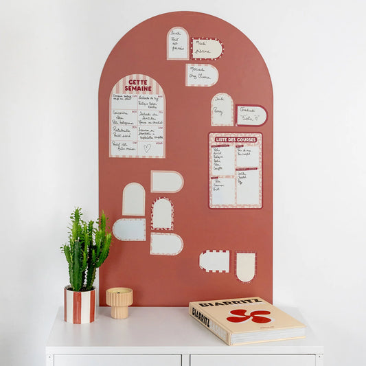 Ferflex | Magnetische muursticker boog | Terracotta | Levering vanaf 30 oktober