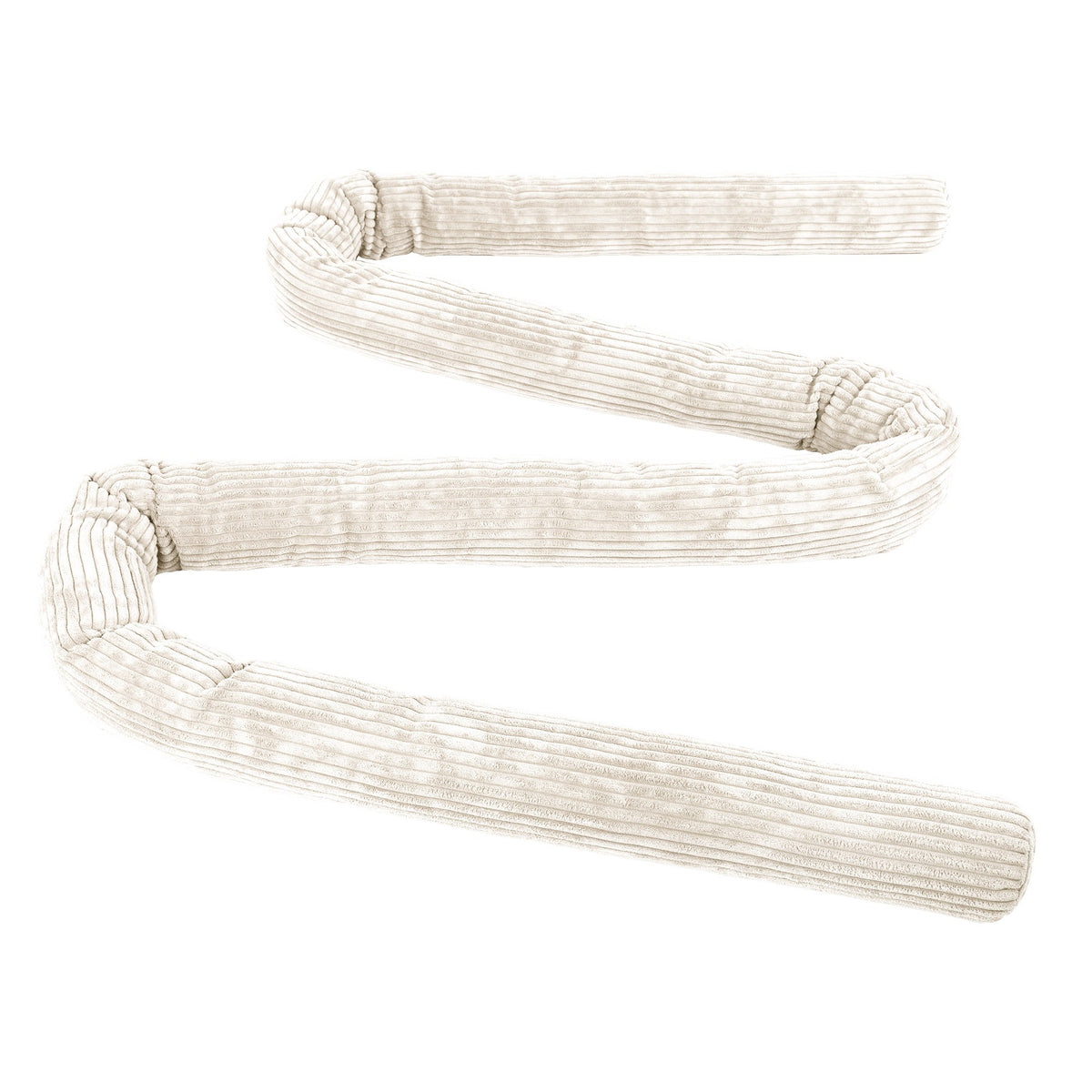 Protective Roll Bumper for Baby Crib – Grey