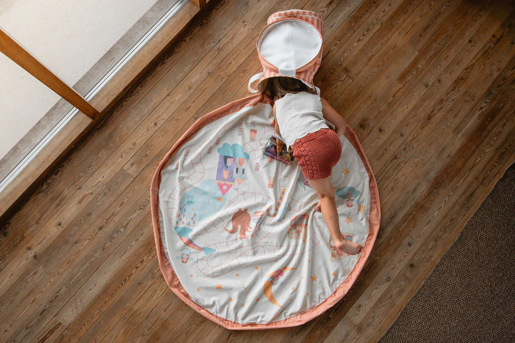 Soo “fairyworld” | play&go® | 2-in-1 speelkleed & opbergmand