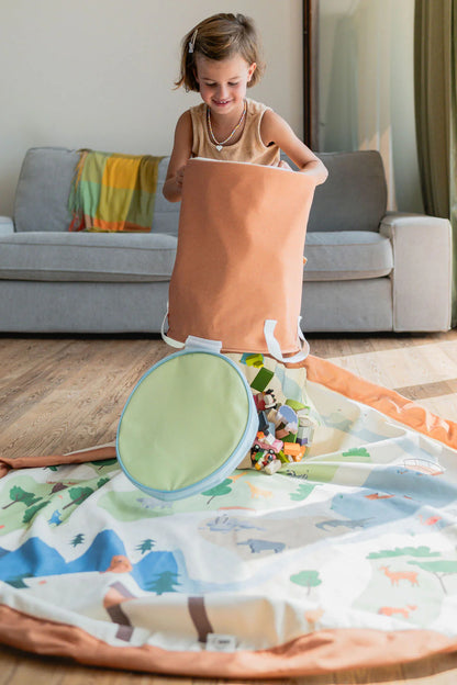 Soo “zoo” | play&go® | 2-in-1 speelkleed & opbergmand