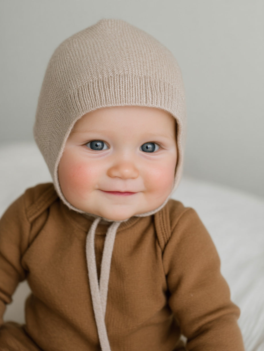 Baby wollen gebreid | 100%  Merinowol | Garlic