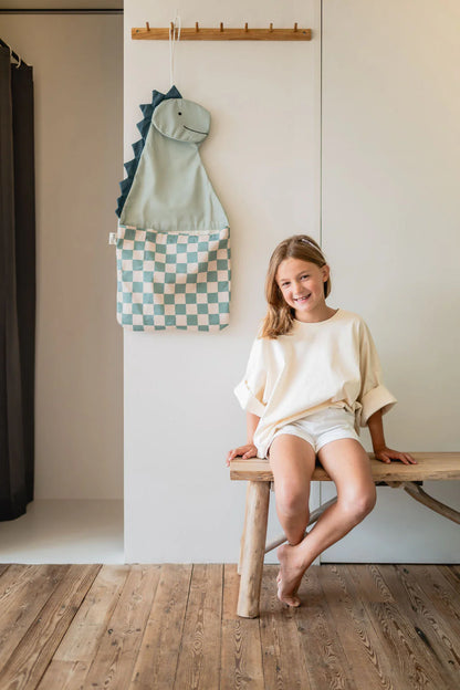 Toto “dino” | by play&go® | Speelse 2-in-1 wandopberger & draagtas