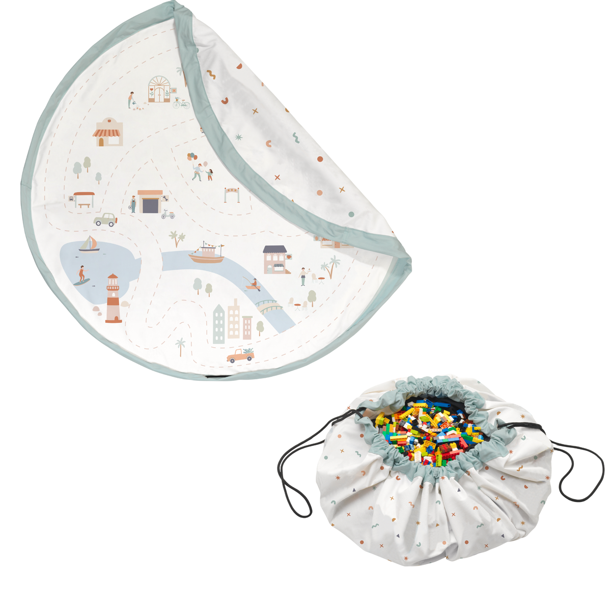 Play&Go Citymap speelkleed en opbergzak