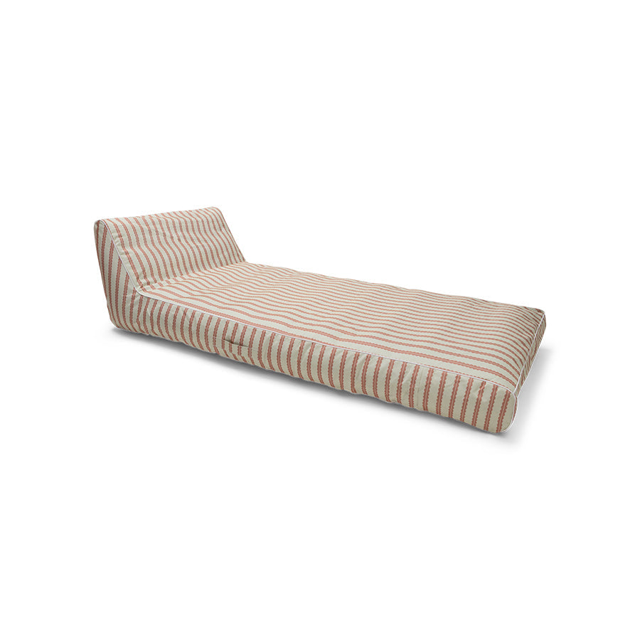 Premium Matelas de piscine - Rouge/Beige - Saint Tropez