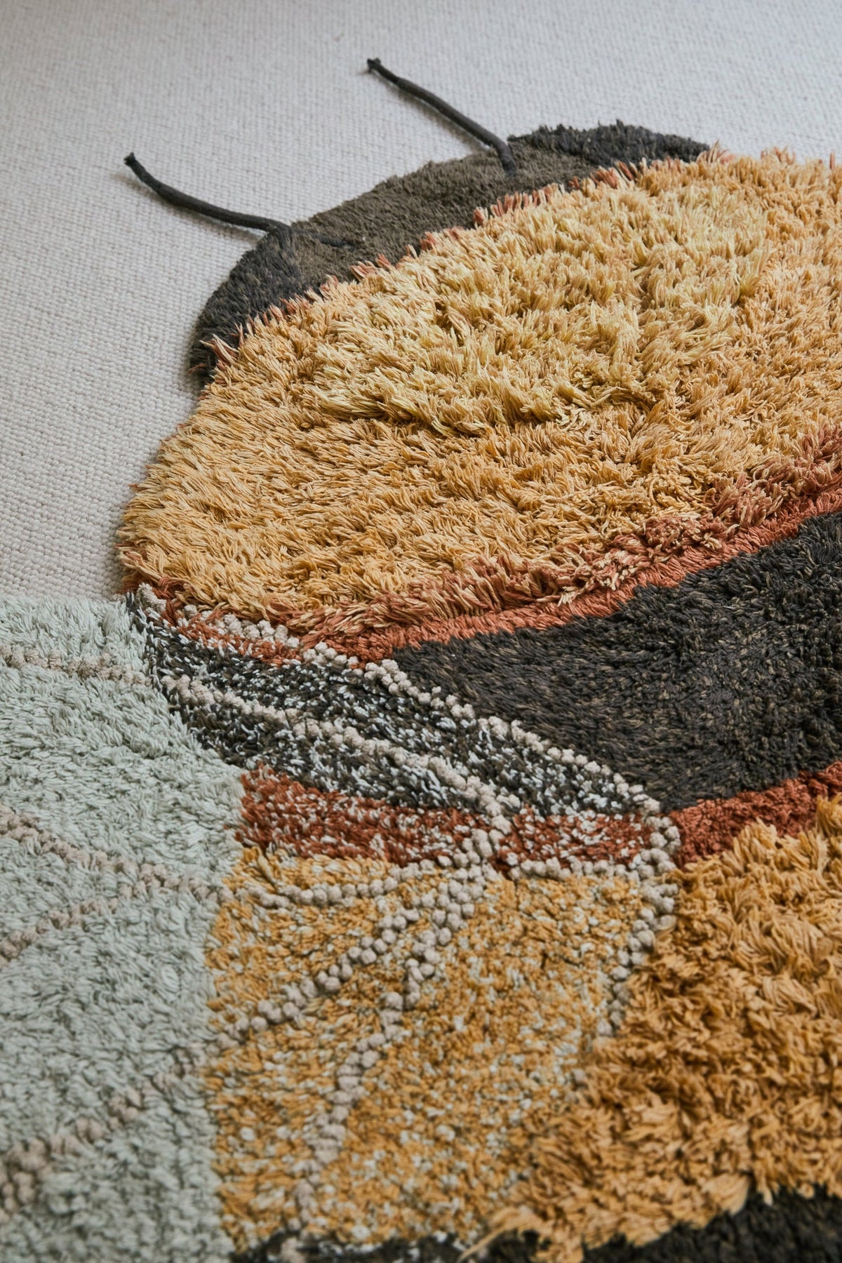 Washable Rug Bee, 115 x 150 cm