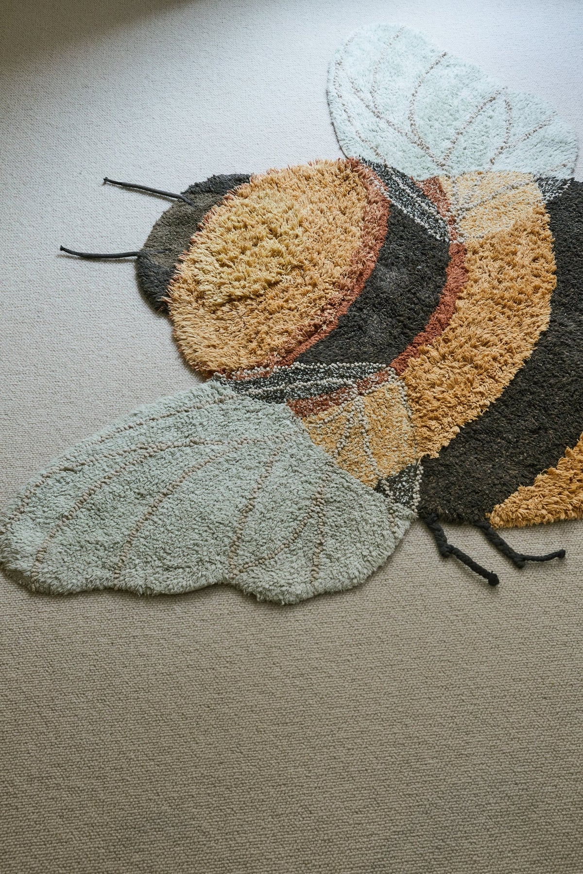 Washable Rug Bee, 115 x 150 cm