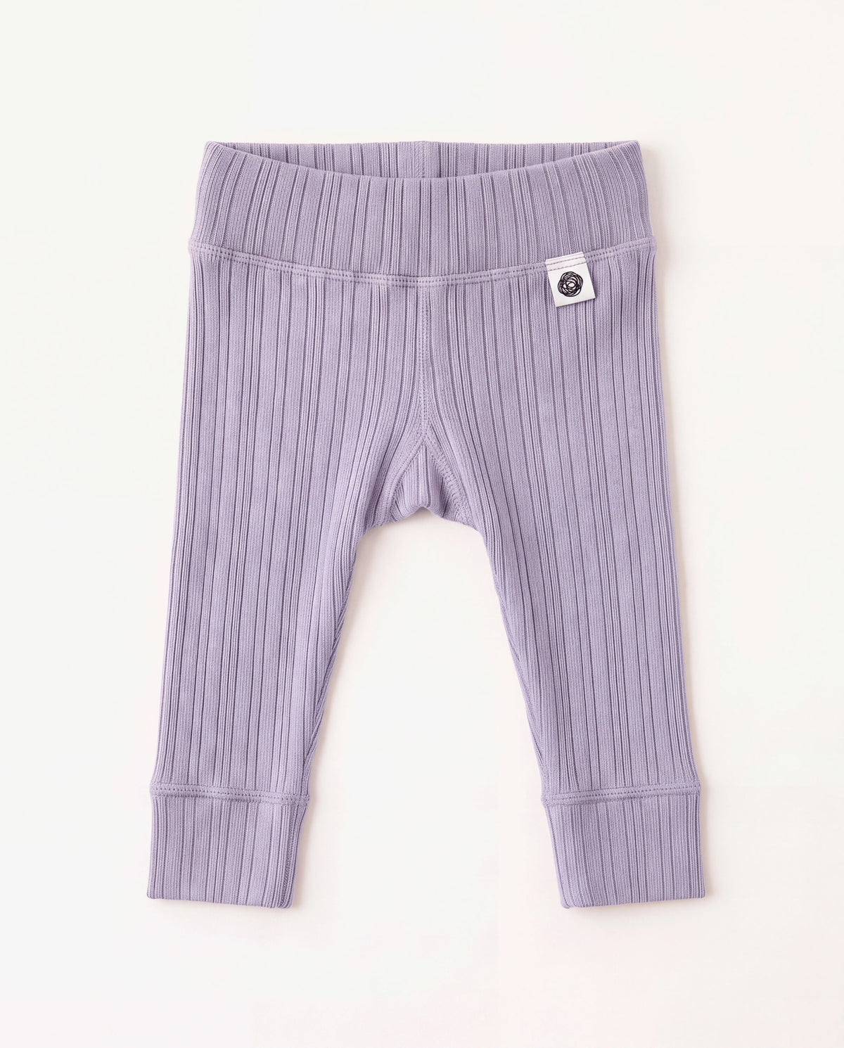 Wollen broekje rib - merinowol - Lavender Frost | Lille Barn