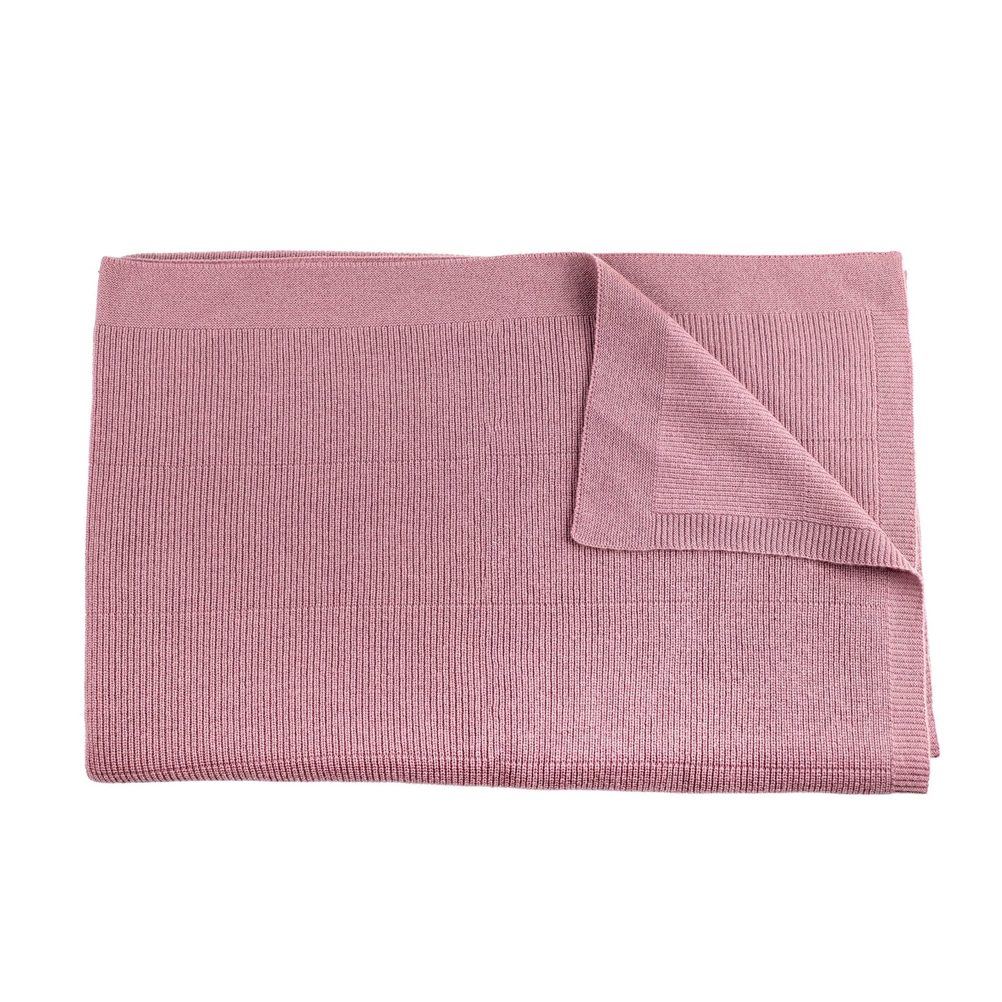 Wollen Babydeken | Kinderdeken Gebreid |  100% Merinowol | Haze