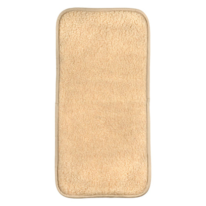 Wollen onderlegger | Onderdeken ledikant Beige | Merinowol | 60x120cm