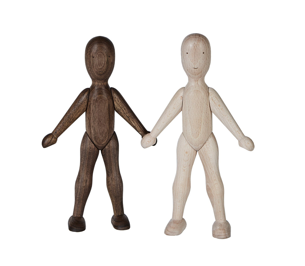 Wooden Beech Doll with Dress