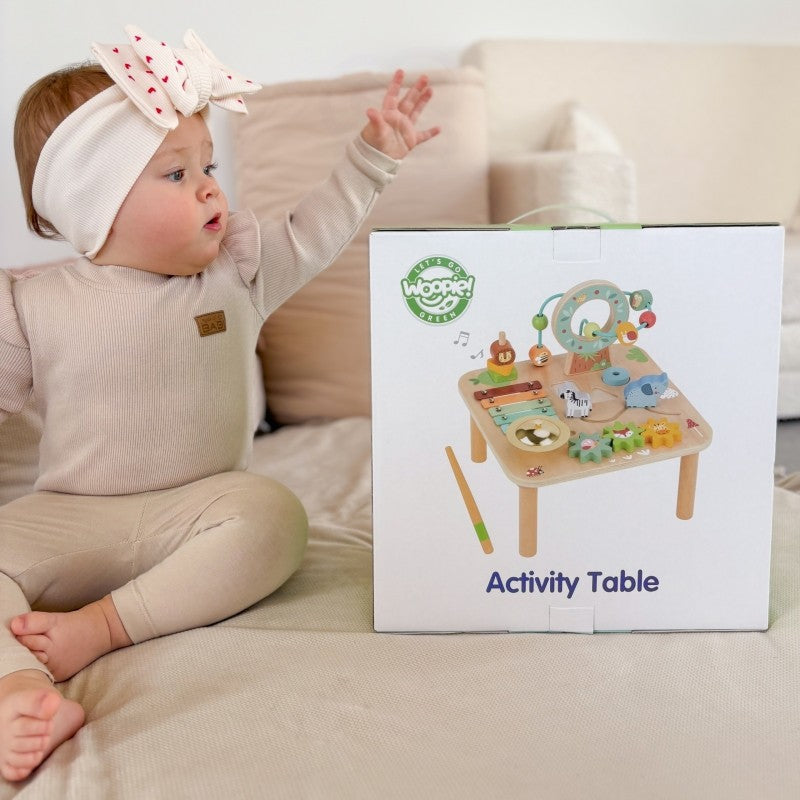 Wooden Educational Table Musical Sensory Maze 5in1